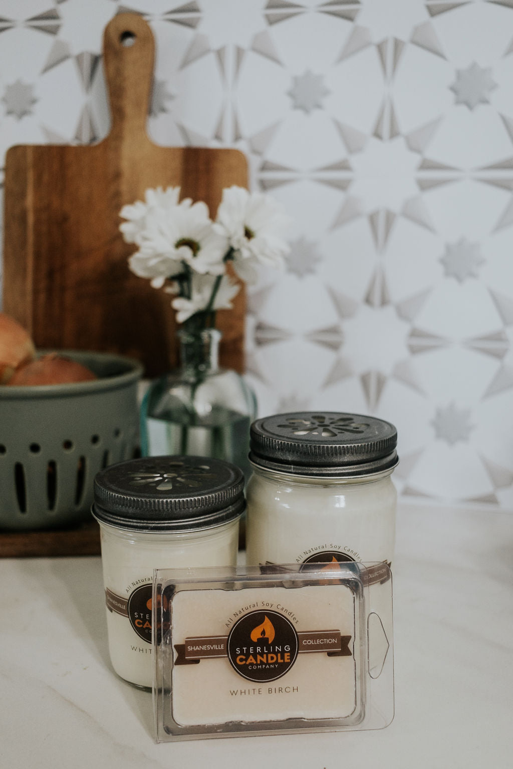 White Birch Candle Jar