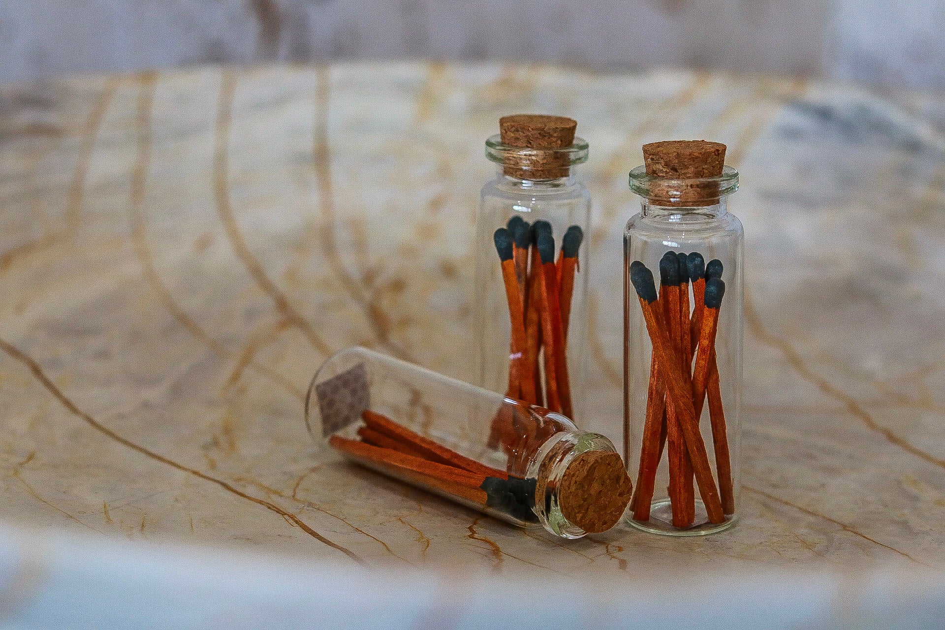 Glass Match Vial